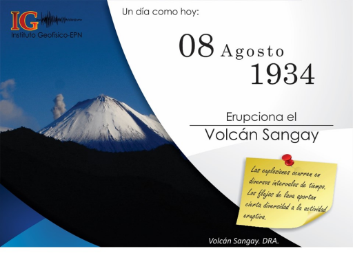 Erupción 08 Agosto 1934