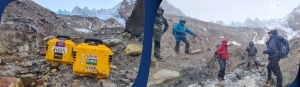 Trabajos de vigilancia en el volcán Cayambe, prov. de Pichincha