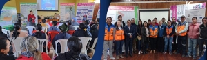 Curso Formación de Formadores para impartir talleres interactivos sobre peligros sísmicos y volcánicos dirigido a Docentes de Unidades Educativas y Técnicos de las UGR de la provincia de Chimborazo