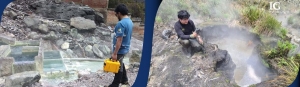 Monitoreo de fuentes termales en el complejo volcánico Chiles - Cerro Negro