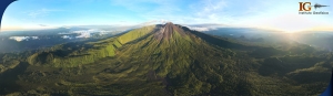 Trabajos de monitoreo en el volcán El Reventador, provincias de Napo y Sucumbíos