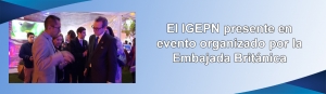 El IGEPN presente en evento organizado por la Embajada Británica