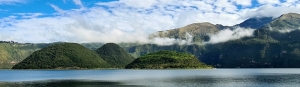 Campaña de medición de CO2 difuso en la laguna de Cuicocha