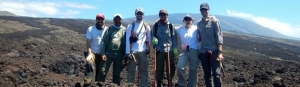 Investigación conjunta con la Universidad de Cambridge en el volcán Wolf, Galápagos