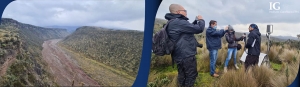 Campaña de vigilancia de lahares en las quebradas ubicadas en el flanco nororiental del volcán Cotopaxi