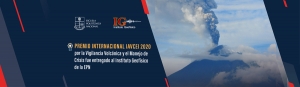 Ecuador y el Instituto Geofísico - EPN son reconocidos internacionalmente con el Premio IAVCEI 2020 por la Vigilancia Volcánica y el Manejo de Crisis