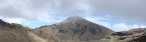 Trabajos en la zona del complejo volcánico Chiles-Cerro Negro