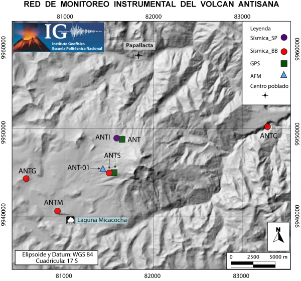 Red de monitoreo ANTISANA