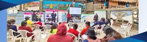 Mantenimiento de la red de cenizómetros del volcán Sangay y taller interactivo sobre peligros sísmicos y volcánicos en el centro parroquial de Cebadas, cantón Guamote (provincia de Chimborazo)