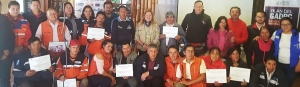 Participación en el Encuentro e Intercambio de Experiencias de los Vigías Comunitarios del Volcán Tungurahua y Cotopaxi